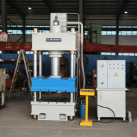 Presse hydraulique à quatre colonnes et trois poutres personnalisée par le fabricant, 100-1200 tonnes, système servo, pompe PLC, moteur à roulement, haute précision