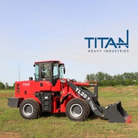 Titan Mini Hochwertiger Chinesischer Marken-Radlader 2t Hoflader mit Changchai Dieselmotor