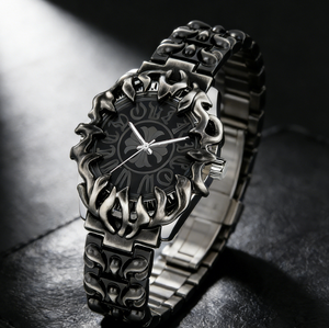 Reloj de pulsera de cuarzo auténtico, irregular, original Y2K, no mecánico, con diseño retro distorsionado, de alta gama vintage y de nicho. - Product Image 2