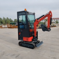 Mini-excavatrice Catapiller de fabrication chinoise, 1 tonne, mobile, multi-usages, en vente