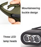 Enfants Mini Meilleur Générateur De Manivelle 3 led Dynamo Lampe De Poche Torche Lumière D'urgence Wind Up Dynamo led Lampe De Poche Torche