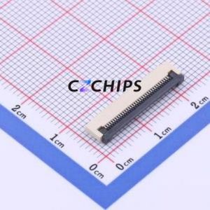 FPC-0.5FX-34PWBH20 FFC/FPC Connector SMD,P=0.5mm Connector Flip Cover Type Bottom Contact 34P 0.5mm - Product Image 1