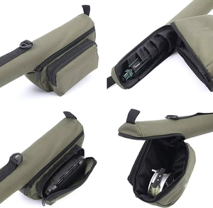 Étui rigide étanche en EVA personnalisé pour canne à pêche, organiseur robuste, sac de transport pour canne à pêche, boîte et sac de pêche - Product Image 2