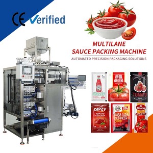 Machine de remplissage et d'emballage automatique multi-voies haute précision pour sachets de sauce tomate et de ketchup - Product Image 1