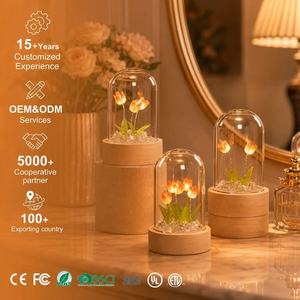 Trending Desktop <b>LED</b> Night <b>Light</b> Handmade DIY Tulip Ornament by Manufacturer for Holiday Atmosphere and Gift Production - Product Image 1