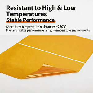 <span class=keywords><strong>Film</strong></span> en polyimide ambré haute température 260°C, 25µm, prix usine, pour batterie - Product Image 2