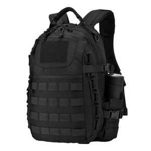 Sac rond LUPU taille moyenne en nylon, système MOLLE, fermeture éclair, unisexe, souple avec porte-bouteilles - Product Image 4