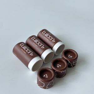 Push up Desodorante Stick en embalaje de papel orgánico Biodegradable 10g Contenedor de bálsamo labial Push up Bálsamo labial Chapstick Tubos de papel - Product Image 3