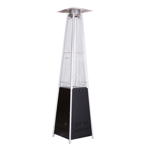 Chauffe-terrasse commercial certifié CE LUOQI, en forme de <span class=keywords><strong>tour</strong></span>, avec tube en verre, flamme extérieure, chauffe-terrasse GPL 46000 BTU, en acier inoxydable, pour <span class=keywords><strong>restaurant</strong></span> - Product Image 2