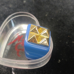 Anillo de Dedo D1030 de Resina Colorida con Diseño Geométrico Cuadrado, Estilo <span class=keywords><strong>Punk</strong></span>, para Hombre y Mujer, Accesorios de Joyería - Product Image 4