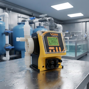 Bomba Dosificadora Digital de Motor VX30 Amarilla Personalizada, 30L/H, 4 Bar, IP65, RS485, Modbus, 4-20mA, Dosificación de Agua Municipal, OEM - Product Image 2