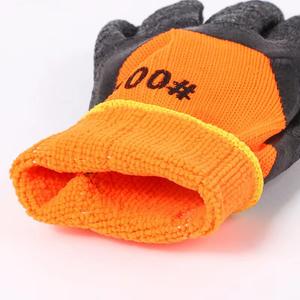 Guantes DE TRABAJO cálidos y gruesos de invierno de Cachemira baratos, guantes de protección contra el frío de invierno de espuma de látex de Doble Inmersión impermeables anticongelantes - Product Image 5