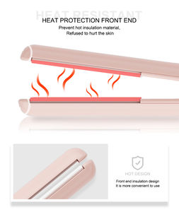 เครื่องหนีบผมเซรามิคแบบมืออาชีพ เทคโนโลยีอินฟราเรด 2-in-1 ที่หนีบผมตรงและม้วนผมได้  รับทำโลโก้  เครื่องหนีบผมไฟฟ้า รับประกัน 1 ปี สำหรับโรงแรม - Product Image 4