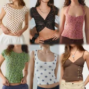 Venta al por Mayor de Fábrica, Tops de Mujer Casuales y Sexys, Surtidos, Liquidación de Inventario, Envío Aleatorio - Product Image 5