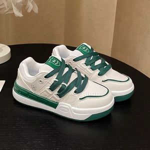Nouvelles baskets blanches respirantes, chaussures plates décontractées polyvalentes, chaussures de course et de skate pour hommes - Product Image 2