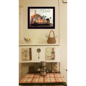 HMS fede speranza per l'amore arte da parete con stampa incorniciata nera - Product Image 4