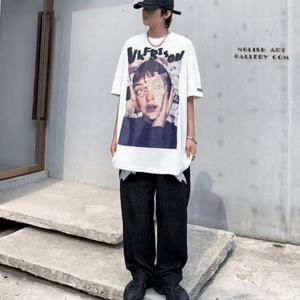 Camiseta Personalizada de Verano para Hombre, de Lujo, 100% Algodón, Talla Grande, Cuello Redondo, Informal, Impresión DTG, Estilo Oscuro, Camiseta Artística - Product Image 6