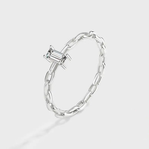 Anello Geometrico Minimalista per Donne, Elegante Gioiello da Dito per Uso Quotidiano - Product Image 5