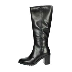 Bottes hautes pour femmes, noires, hauteur du talon 39 - Product Image 1