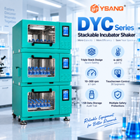 Agitateur d'incubation empilable YSANQ DYC-280L-AC / Incubateur agitateur à haut rendement et peu encombrant 10-300 tr/min pour applications microbiennes et biochimiques