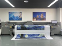 Imprimante hybride UV de haute qualité de 3.2m avec tête RICOH G6 et machine d'impression UV FLEXI rip pour imprimante hybride d'affiche de bannière sur toile