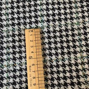 Kain Melton Houndstooth 50% Wol 560g/<span class=keywords><strong>m</strong></span> untuk Jas Wanita dan Dekorasi Rumah, Barang Siap Kirim - Product Image 4