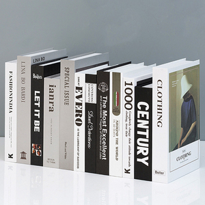Accesorios de libro de simulación de estilo europeo y americano moderno, libros falsos decorativos para el hogar para decoración de oficina - Product Image 2