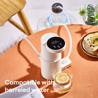 Chauffe-eau portable mini format avec écran LED numérique, distributeur d'eau chaude pliable pour voyage, eau potable instantanée