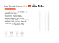 Staniot Tuya Smart WIFI capteur de porte magnétique fenêtre ouverte/fermée détecteur 10 ans APP alerte télécommande alarme de sécurité