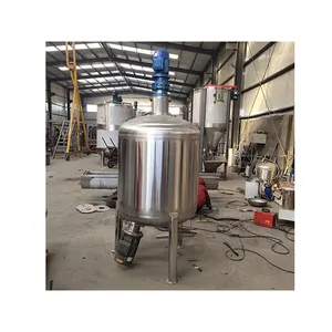 Stainless Steel Mixing Tank With Agitator Heater Liquid Mixer Agitator Mixing Stainless Steel Heating 300l Mixing Tank