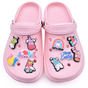 Bulk Wholesale Cheap Price Random Assorted Cute Cartoon Anime Soft PVC Easter Elements Garden Clogs <b>Accessories</b> <b>Shoe</b> Charms - Product Image 2