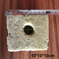 Cubes de laine de roche jaune en gros pour la germination des graines en hydroponie et aquaponie