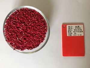 Masterbatch rojo para plástico PE PS PVC PC PLA PET PETG <span class=keywords><strong>PP</strong></span> ABS TPU <span class=keywords><strong>TPE</strong></span> - Product Image 4