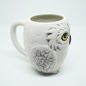 Tasse 3D en forme de hibou, tasse en céramique créative, tasse de bureau - Product Image 4