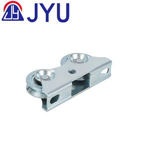 Rouleau à rainure en Y de conception traditionnelle en acier à haute teneur en carbone Double roues poulie <span class=keywords><strong>roue</strong></span> de piste <span class=keywords><strong>pour</strong></span> porte coulissante rouleaux de fenêtre rainurés - Product Image 3