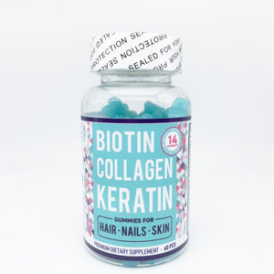 OEM biotina gomitas mayoristas colágeno gomitas con biotina y vitaminas suplementos de queratina colágeno y biotina gomitas - Product Image 2