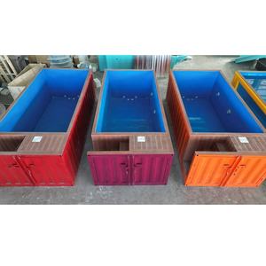 Piscine de conteneur d'expédition piscine de 40 pieds avec mur de verre - Product Image 5