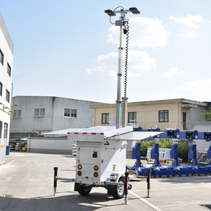 Tour légère mobile solaire du mât 7m télescopique résistant au feu LED pour des opérations de lutte contre l'incendie - Product Image 4