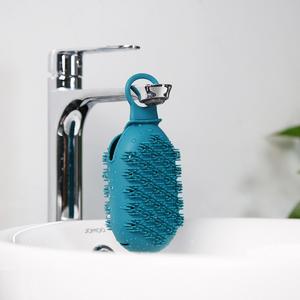 Prodotti Cinesi e Vietnamiti: Spazzola in <span class=keywords><strong>Silicone</strong></span> Ovale per Sapone, Accessorio per la Pulizia degli Animali Domestici, Portasapone per il Bagno e la Toelettatura - Product Image 6