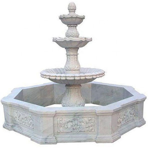 Fontaine de jardin extérieure personnalisée Style français en marbre caractéristique de l'eau pour Villa piscine ornement décor extérieur accès handicapé - Product Image 2