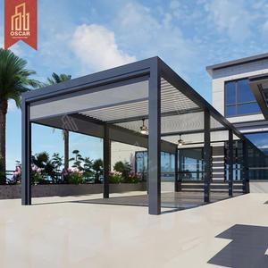 16x16ft treo tường Patio pergola sân sau ốc đảo nơi trú ẩn bảo vệ phòng trưng bày ngoài trời có thể thu vào pergola - Product Image 2