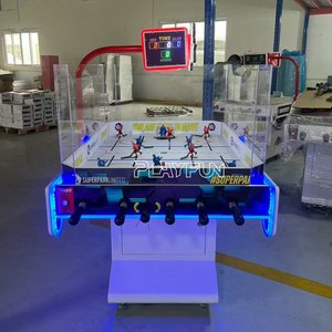 Máquina <span class=keywords><strong>de</strong></span> Juegos Arcade Comercial Operada con Monedas para Deportes Populares en Interiores: Fútbol, <span class=keywords><strong>Hockey</strong></span> <span class=keywords><strong>de</strong></span> Burbujas y Futbolín - Product Image 3