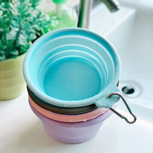 Nouvelle gamelle portable pour chien, pliable et télescopique, en silicone alimentaire, pour voyage en extérieur et intérieur, écologique - Product Image 3