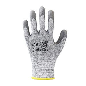 HUAJU endüstriyel seviye 5 Anti-Cut iş güvenliği eldiveni kesim dayanıklı ve PU daldırma HPPE kaplama bahçe eldiveni & koruyucu donanım - Product Image 3
