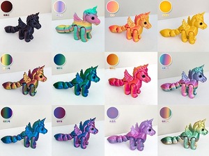 Juguete de Pony Articulado Impreso en 3D, Figura de Caballo con Articulaciones Móviles, Decoración de Escritorio, Regalo Coleccionable para Niños y Adultos - Product Image 3
