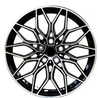 Rines Monoblock Forjados Nuevos de Varias Piezas con Acabado Negro Mate y Borde Interior Mecanizado de 19-22 Pulgadas 5x112 Compatibles con Autos Usados Audi