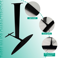 Hot JFS-Axis Foil ART V2 879 Power Full Carbon Foil Board 790cm² Aile avant/Aile arrière/fuselage/mât Ensemble hydrofoil WindFoil