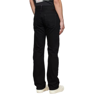 Calças <span class=keywords><strong>Jeans</strong></span> Masculinas de Corte Boot Cut em Denim Preto para Inverno e Outono, Lavagem Média, Respirável, Ecológicas, com Zíper e Bolsos Tipo Canguru - Product Image 6