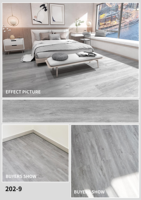 Carrelage de sol intérieur Design Revêtement de sol en planches de vinyle résistant à l'usure Click Céramique Revêtement de sol en PVC PVC Spc