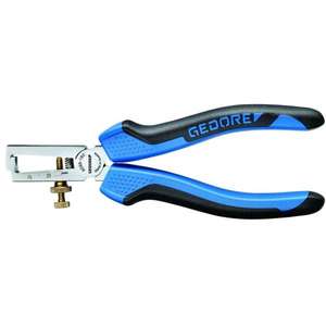 GEDORE - 6708630 Stripping plier with 2K handle 160mm - EAN 4010886670866 <b>WIRE</b> <b>STRIPPERS</b> - Product Image 1